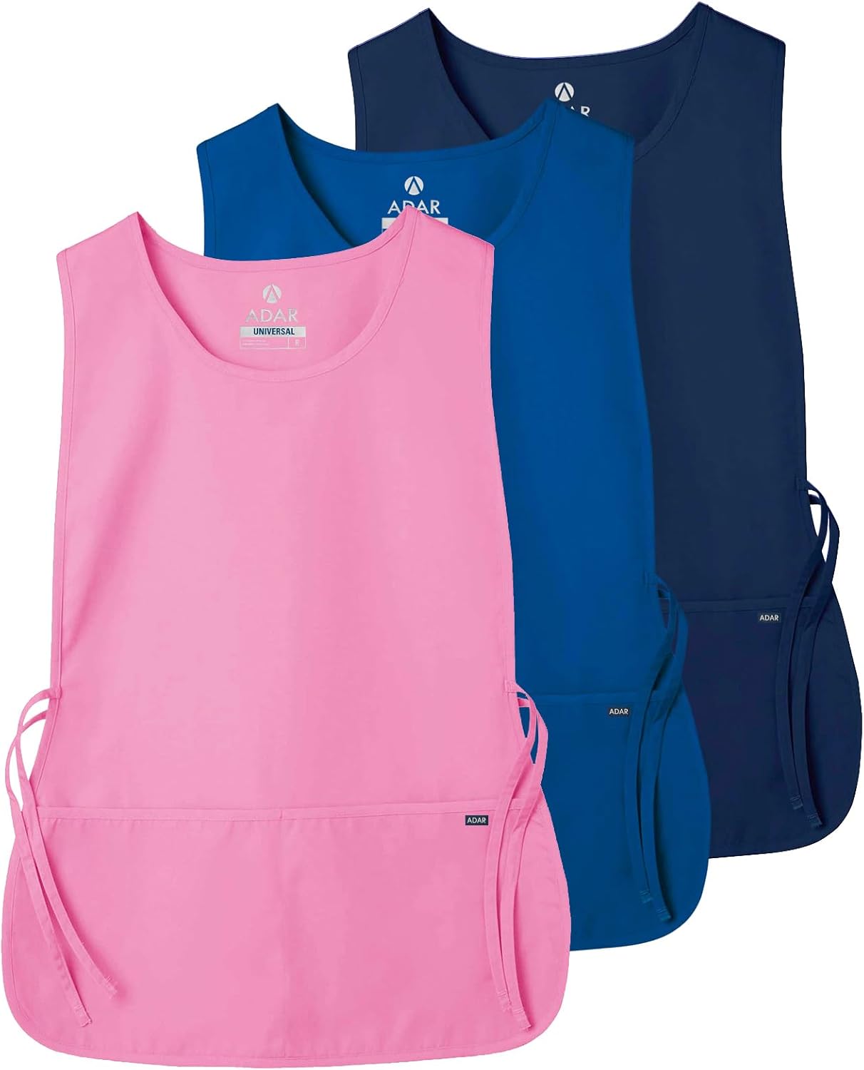 Grembiuli Da Lavoro Unisex, Confezione Da 2 - Tascabili, Regolabili, 65% Poliestere 35% Cotone