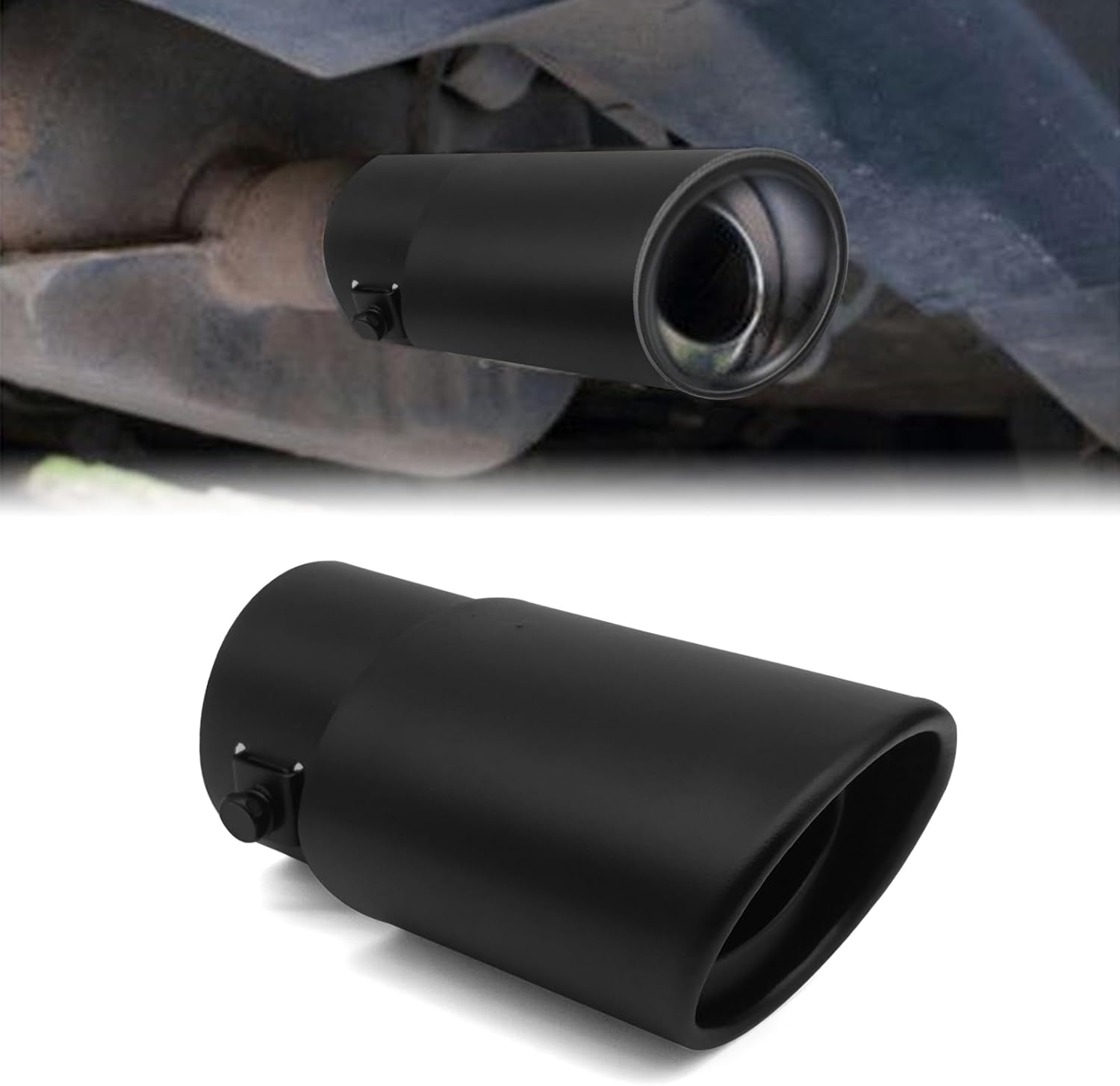 Stainless Steel Car Exhaust Tip, 2.5" to 3.3" Adjustable