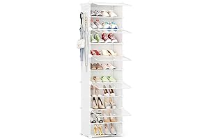 Homicker 10-Tier Shoe Storage Organizer