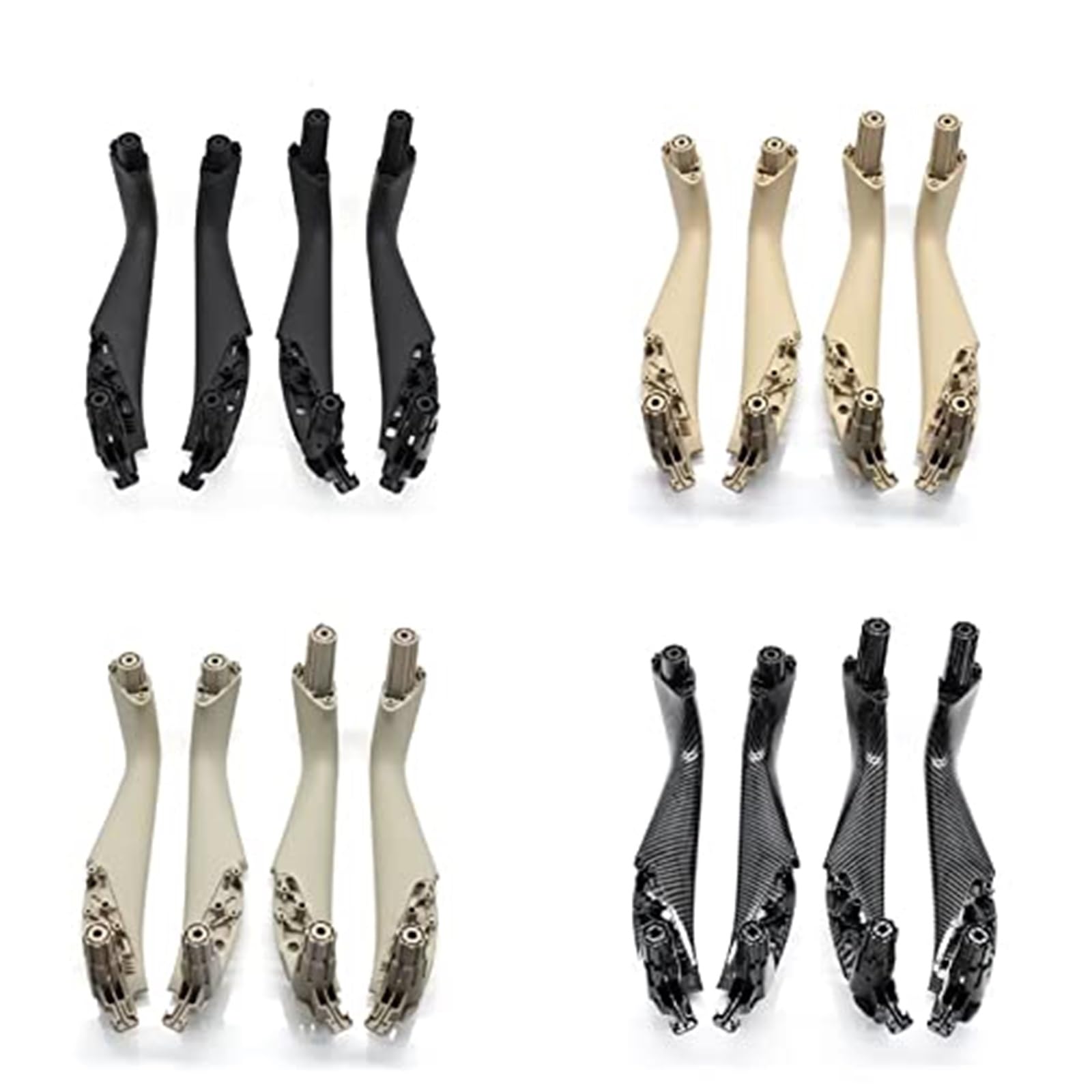 Wewnętrzna klamka drzwi samochodowych BLACK Front Left do serii 5 G30 G31 G38 F90 2017-2021