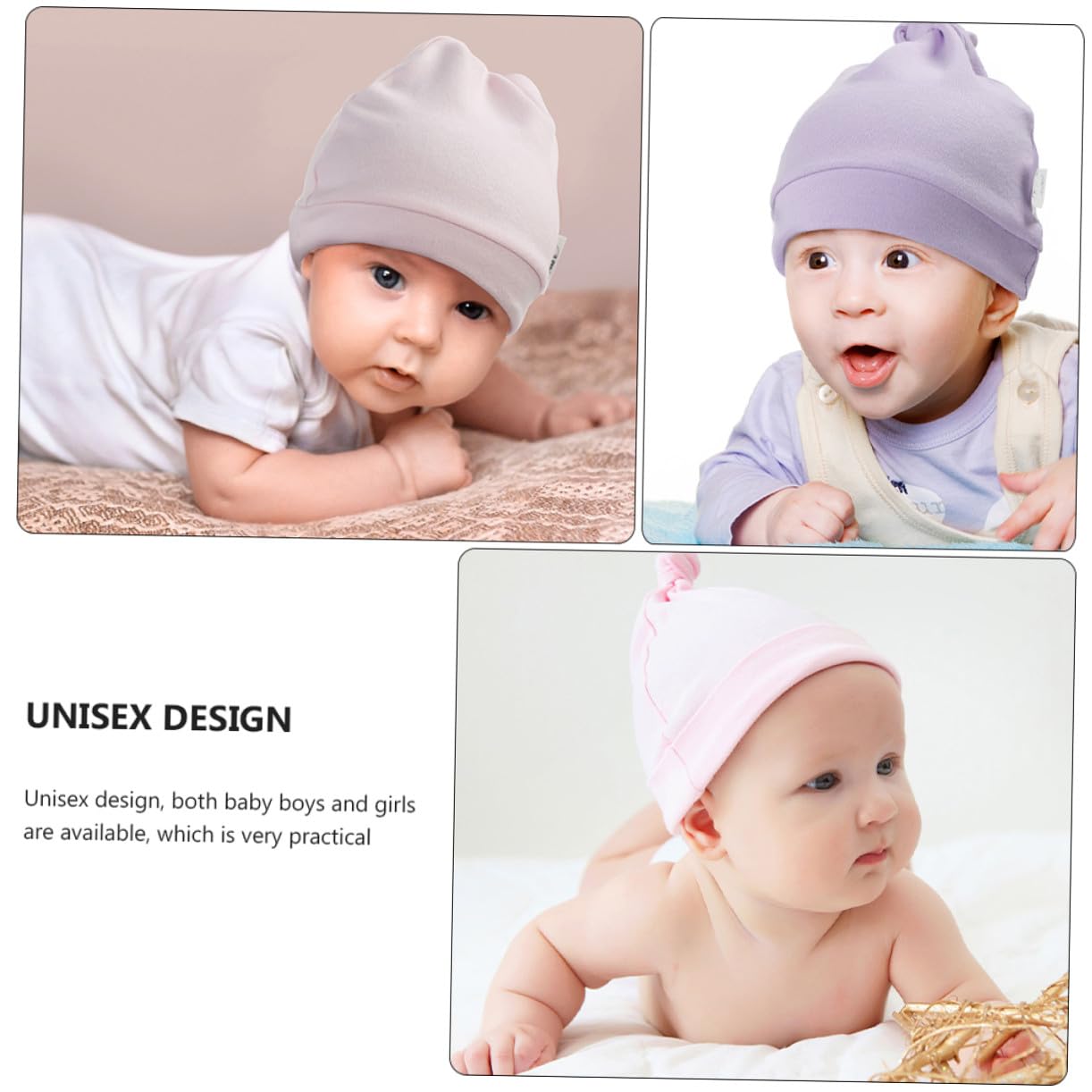 VALICLUD Tappo Pneumatico Disossato per Bambini Cappello Caldo Invernale per Ragazze Cappello per Bambino Bandane di Cotone Caldo Cappello A Nodo Cappelli da Ragazzi Cotone