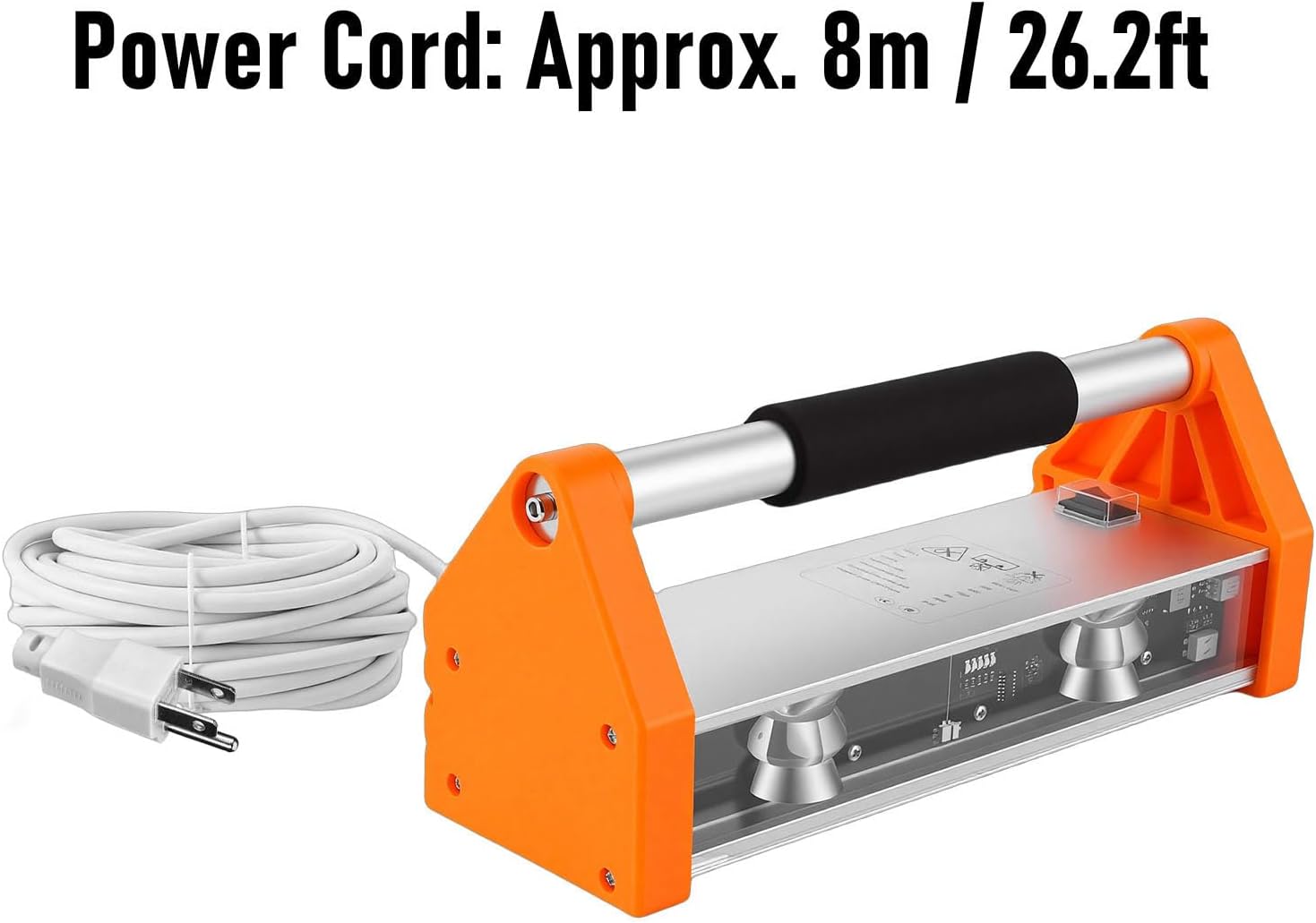 Walfront Wall Polishing Lamp, 26W 2200LM Wide Angle LED Light for Wall Sanding and Painting with 120x5 Degree Illumination for Decoration and Tile Floor Inspection (US Plug 100‑240V)