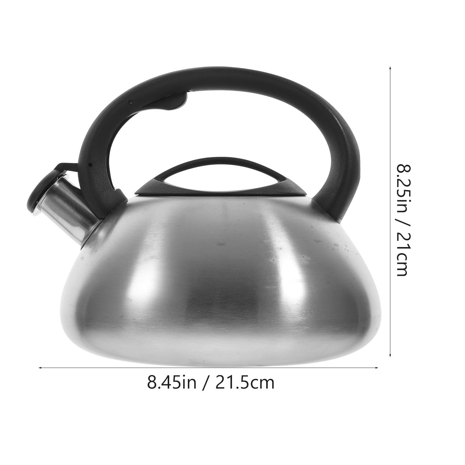 Hervidor de Agua de Acero Inoxidable de 3l Pico Antigoteo y Mango Cómodo Estampado para Uso en Casa y Oficina
