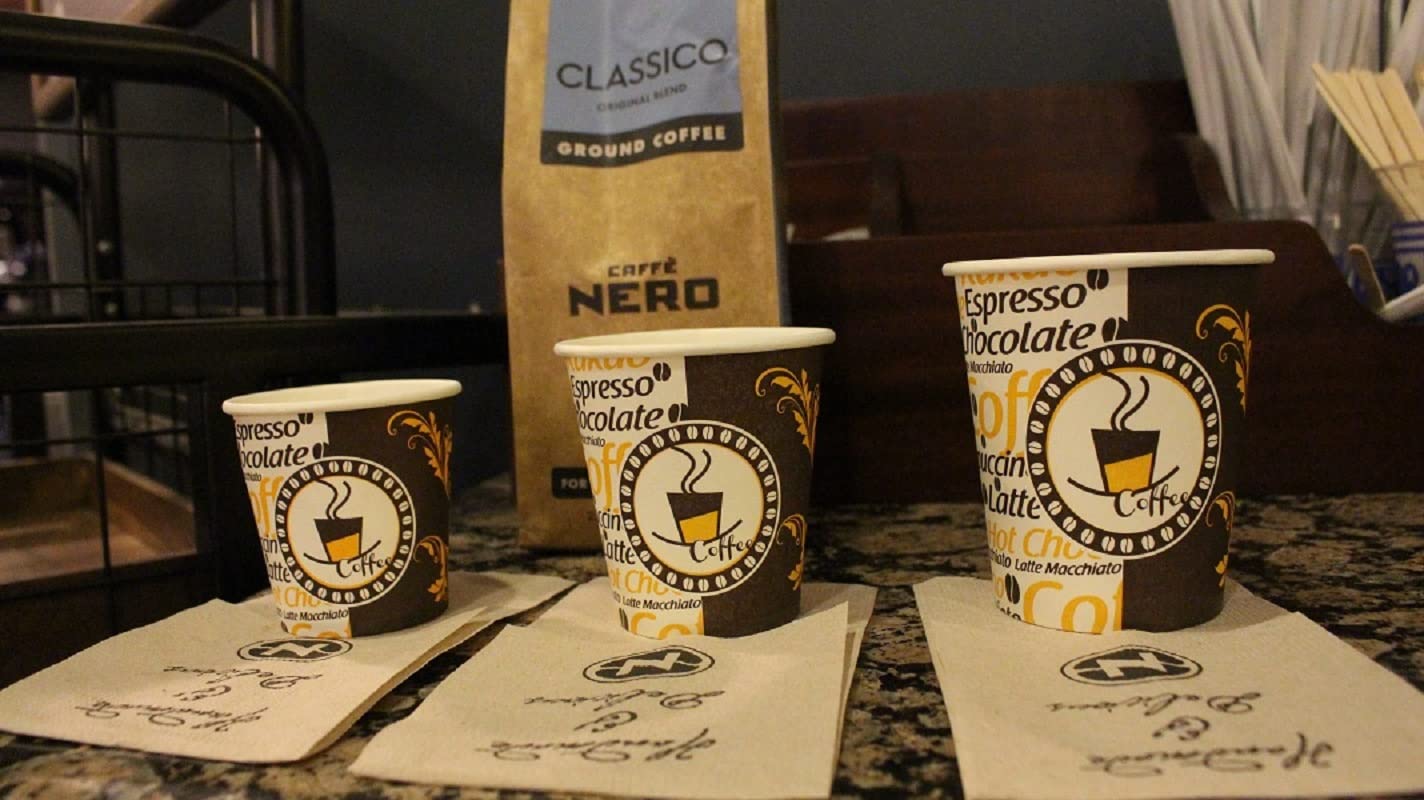 Aygün Excodi Cup - [ CUP ] 4 oz Kullan At Bardak - 100 ml - 300 Adet Kaliteli Bardak - Türk Kahvesi, Espresso, Sızdırmaz, El Yakmaz (Bej - Ekspresso - Shot)