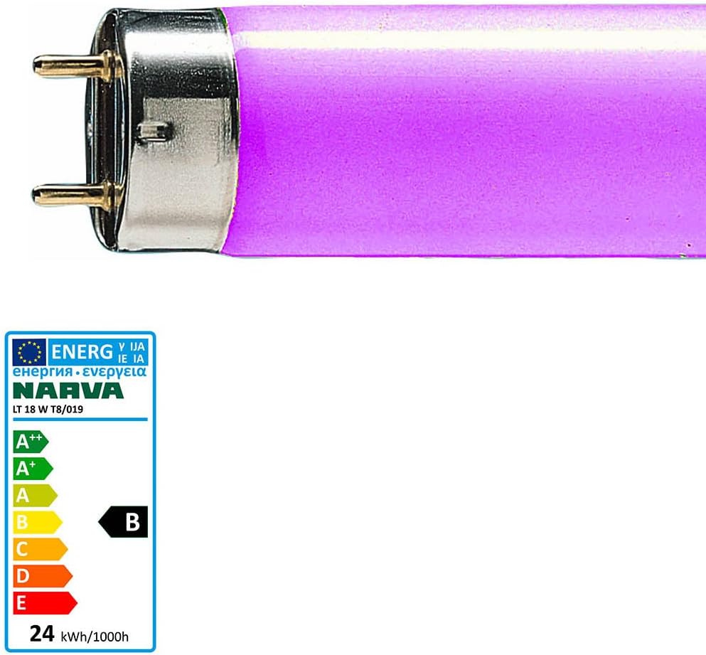 clar-leuci โ Fluorescent Lamp Tube Purple F18T8/V 18 W G13