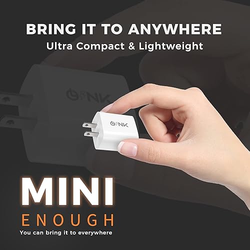 Miniatura 7 de Adaptador de corriente USB-C de carga rápida PD de 20 W, enchufe de pared USB C universal para viajes, bloque de carga USB C compacto y ligero para