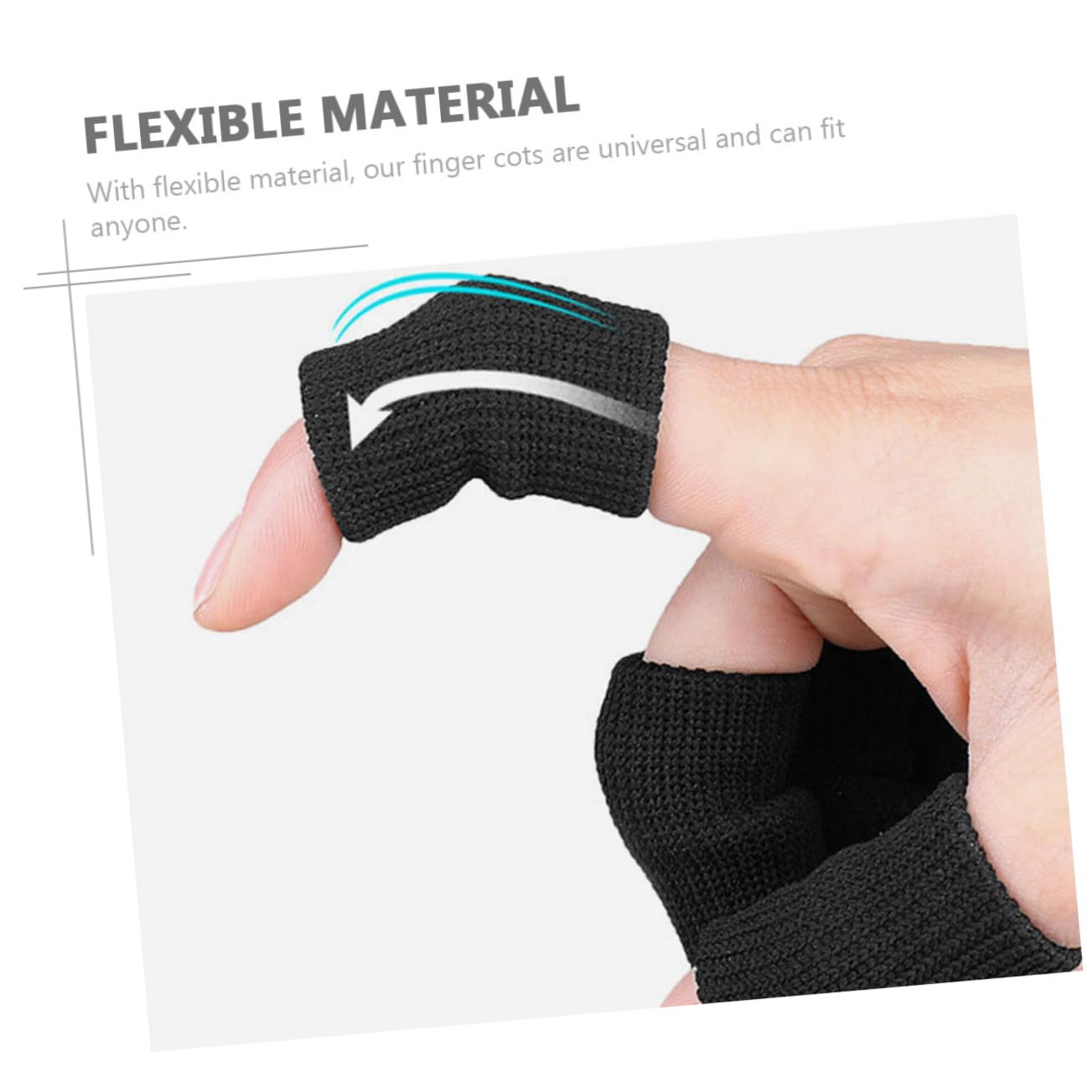 Healeved Finger Guard Ply for Basketball Sports Finger Sleeves Elastic Support Non-Slip Comfortable for Exercise Universal Fit Made of Flexible Fabric