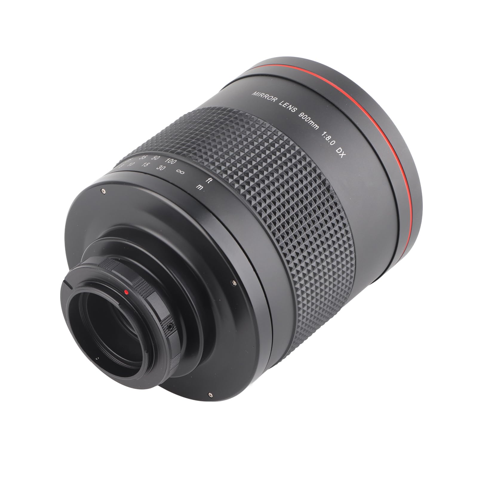 Hapvida Objectif Miroir Super téléobjectif 900 mm F8.0, téléobjectif Principal avec Corps en Alliage de revêtement MC pour Appareil Photo à Monture AI, Photographie d'oiseaux