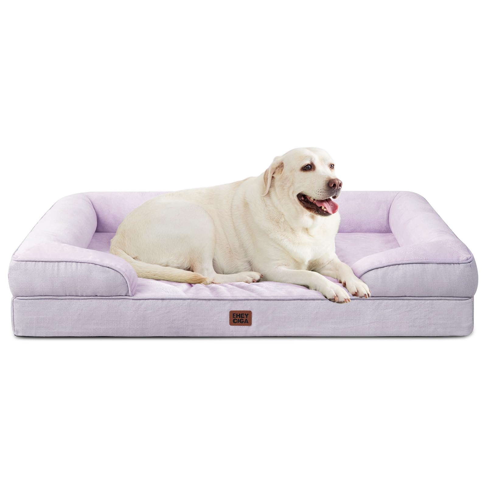 EHEYCIGA Orthopedic XXL Dog Bed, Waterproof Washable XL Big Pet Bed 46"