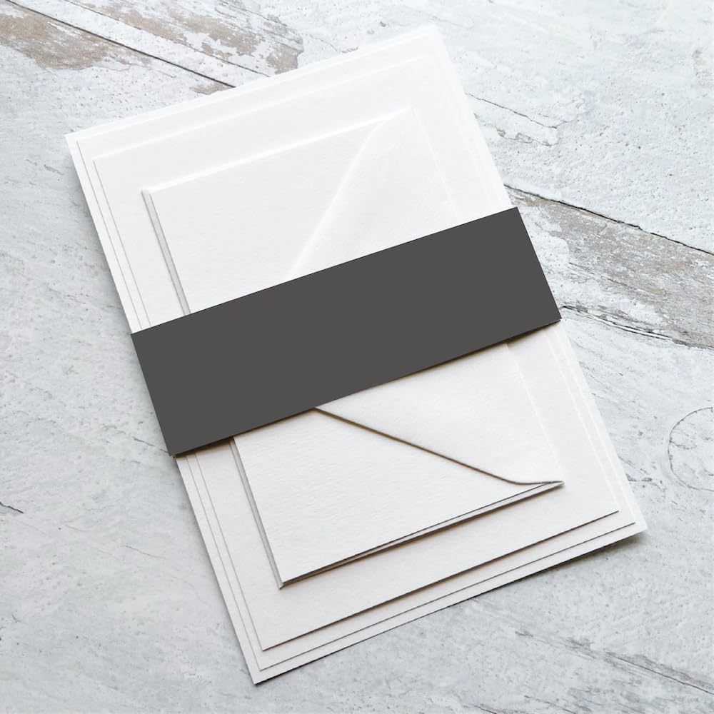 Cardstock Warehouse Lessebo Rhino Cardstock Paper – 50 Sheets, 8.5 x 11" - 83 lb. / 225 GSM Premium Matte Dark Gray Card Stock for Scrapbooking, Die-cutting, Card Making, and DIY Projects