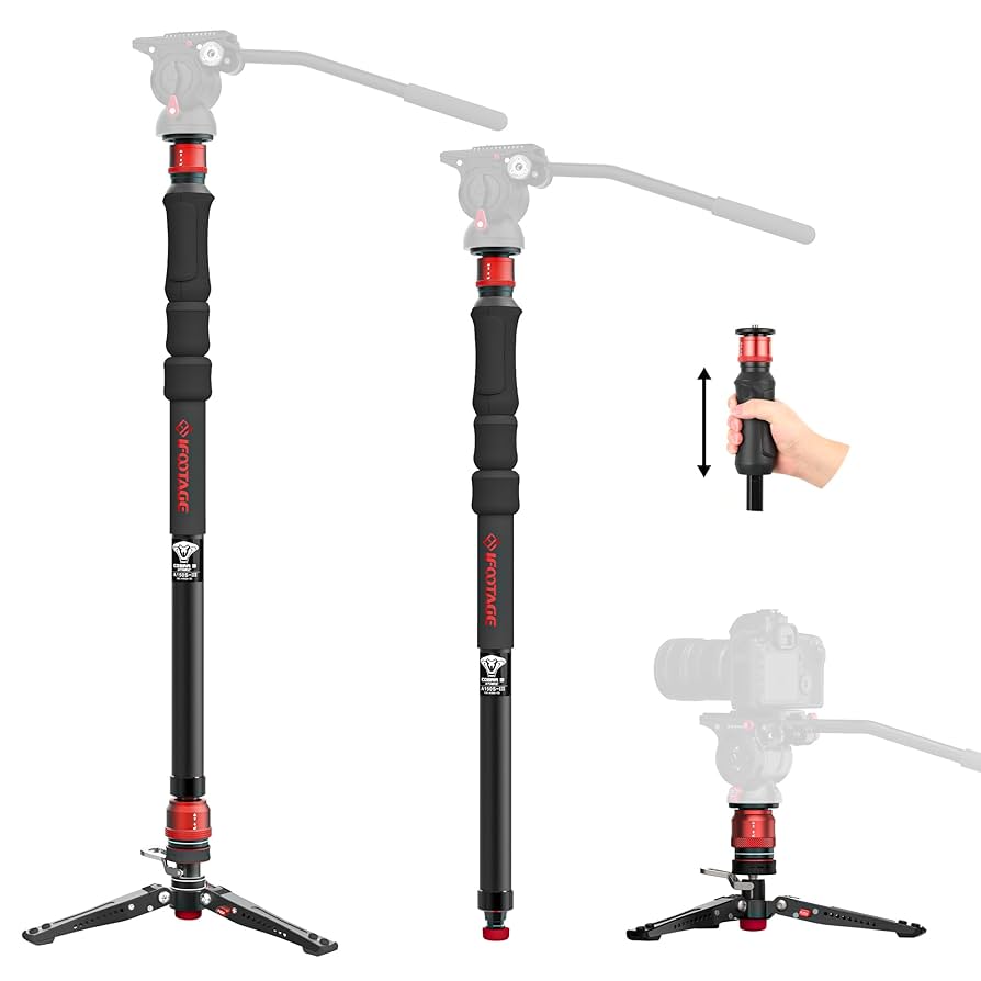 【iFootage】 一脚 COBRA2 STRIKE A150SII iFootage Cobra 2 Strike A150S II Telescopic Monopod A150S-IIB