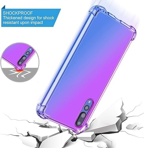 Miniatura 7 de Funda para Huawei P20 Pro, CLT-L09 CLT-L29, funda transparente para teléfono con degradado, delgada, antiarañazos, flexible, funda protectora a