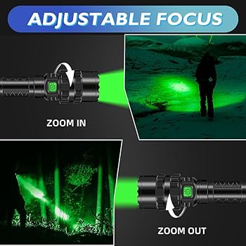 タイムセール「10月2日まで」 めちゃめちゃ明るい緑色 懐中電灯 Amazon.co.jp: WINDFIRE 緑光ledライトled懐中電灯USB充電式