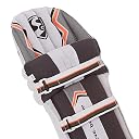 SG Nexus Cricket Batting Legguard | Color: White | Size: Junior | Material: PVC | for Men & Boys | Lightweight | Durable | Adjustable | Wear Resistant | Cotton Filled Knee Rolls gallery image