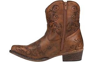 Women's Short Stuff 1214 Wide Calf Western Boot