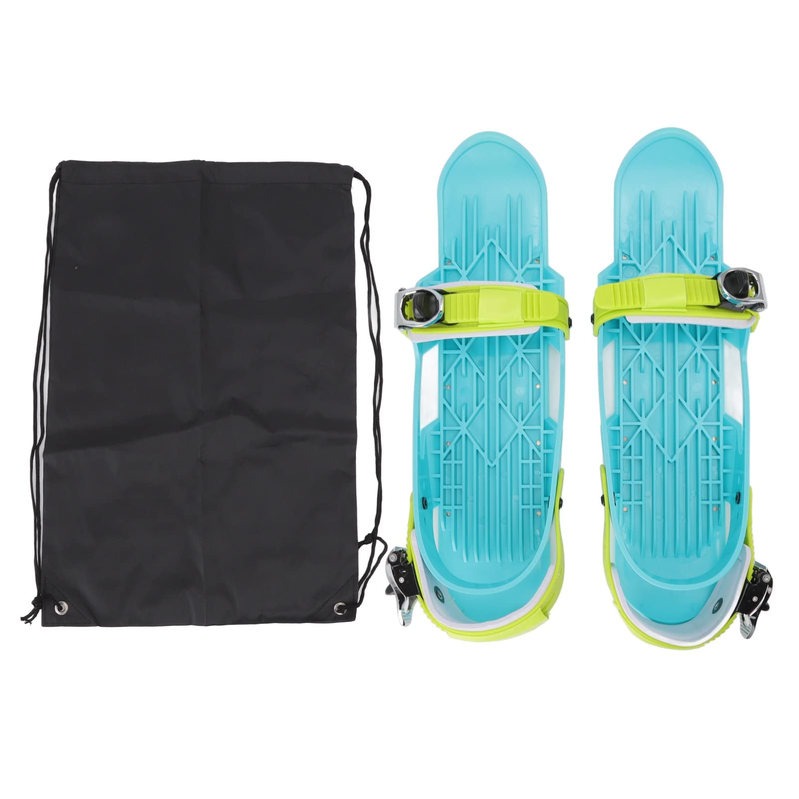 Skis for Winter Shoes, Mini Ski Skates for Snow, Mini Short Ski Skates for Snow, Short Snowskates Snowblades Skiboards, Portable Ice Skates for Snow Winter Sports