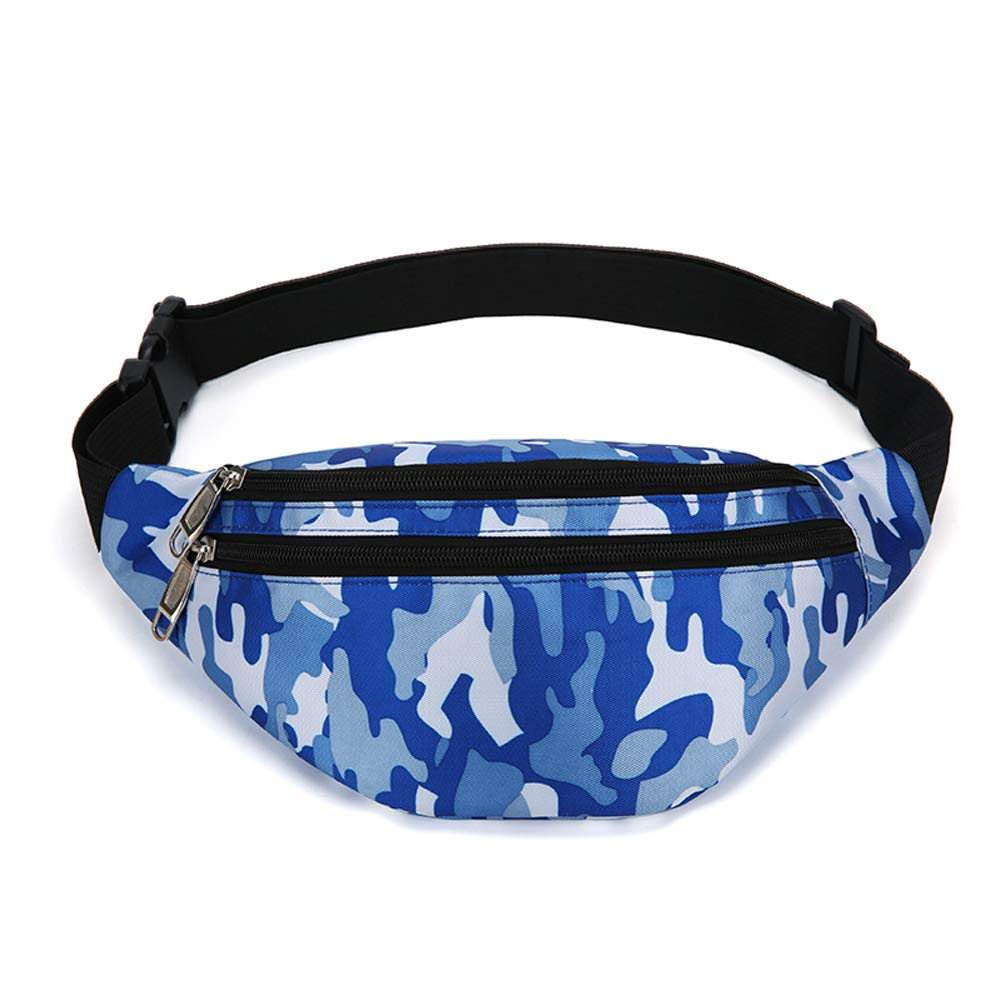 Fanny Pack for Men & Women, Fashion Waterproof Waist Packs with Adjustable Belt, Casual Bag Bum Bags for Travel Sports Running.