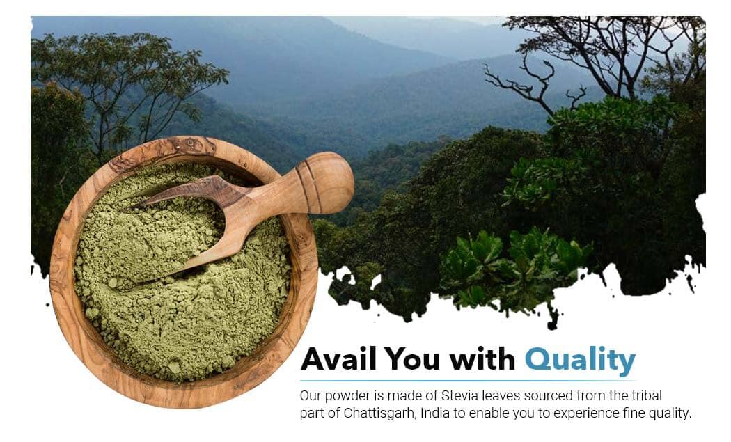 Green Stevia Powder 2 lb(32 Ounces - 2 packs of 1lb)| Zero Calories Natural Sweetener Sugar Substitute | Raw | No Preservatives | Non GMO - Green Nectar