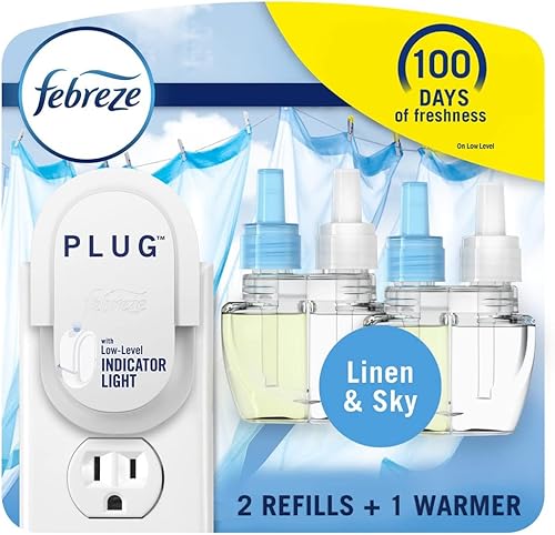 Miniatura 130 de Febreze Plug - Recambios para ambientador, edición limitada, aroma de calabaza de cosecha fresca, (2 unidades, 1.75 onzas)