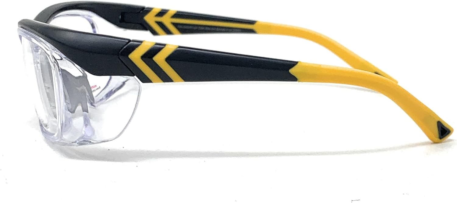 OnGuard Safety Eyewear OG-225S Black Yellow Glasses Goggles 57-16-135 w Dust Dam