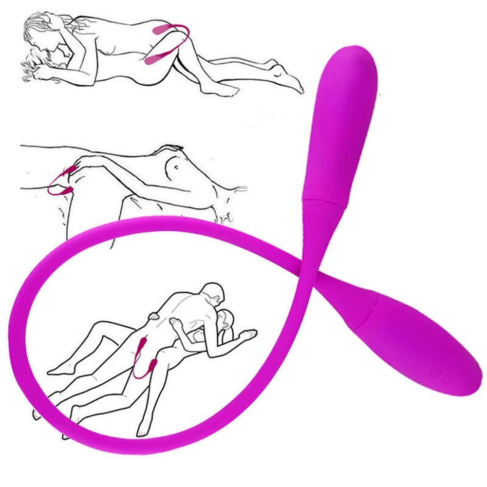 Paar Vibrator Doppeldildo Paar Klitoris/Anus/Vagina/Brustwarze/G-Punkt  Stimulator Vibrator Silikon Paar Vibrator Sexspielzeug Lesben Sexspielzeug  Mit 7 Modi : Amazon.de: Drogerie & Körperpflege