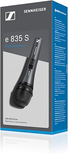 Miniatura 6 de Sennheiser Professional E 835-S Micrófono vocal cardioide dinámico con interruptor de encendidoapagado