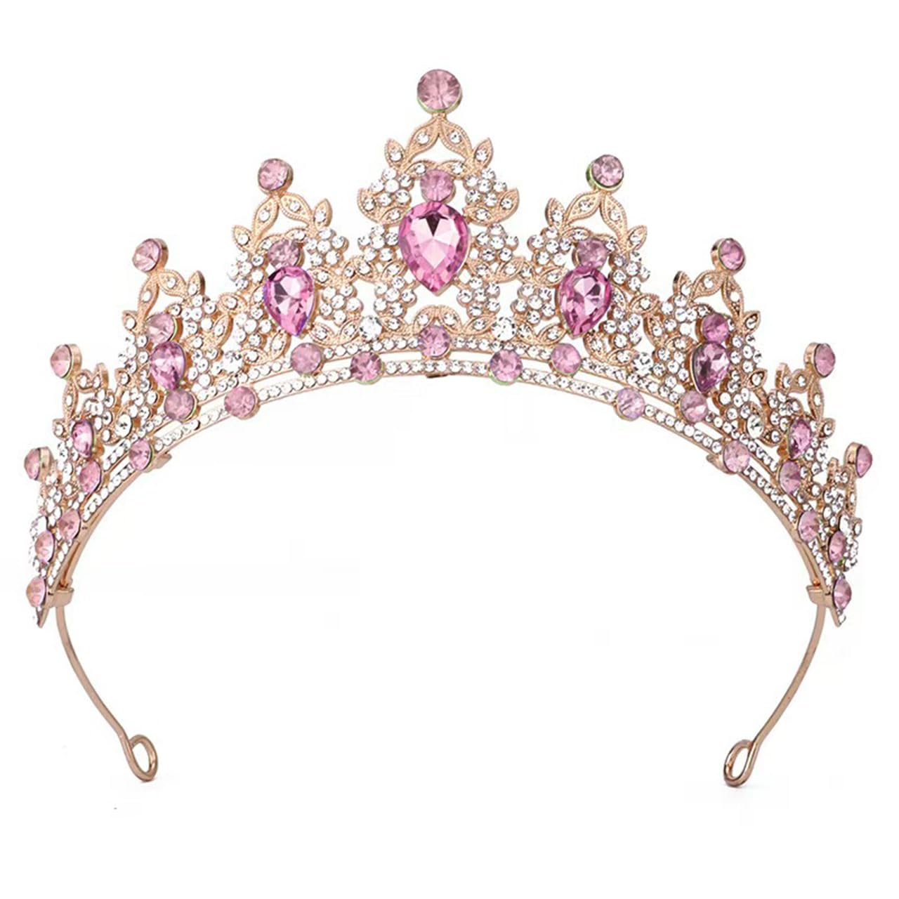 New women crown tiara Bridal Bridesmaid crystal headpiece birthday