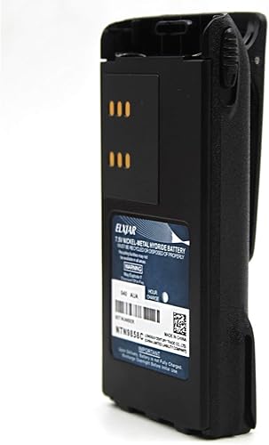 Miniatura 6 de elxjar Paquete de 2 baterías de radio bidireccionales Ni-MH de 7.5 V 2100 mAh para NTN9815AARB NTN9858AARBC XTS1500 XTS2500 PR1500 MT1500 con clip
