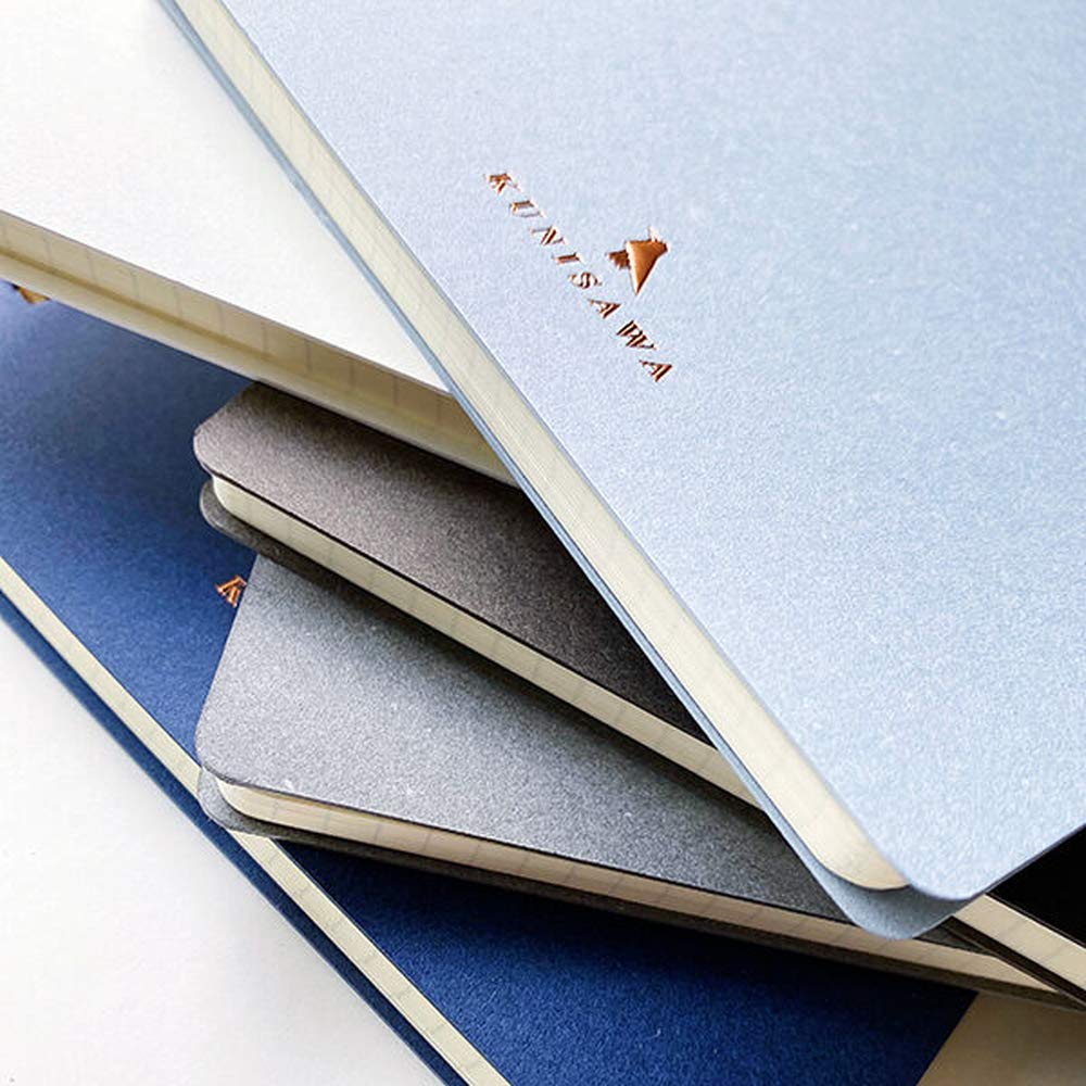 kunisawa GRR-11 Ring Notebook, A5, Squared, 80 Sheets, Gray