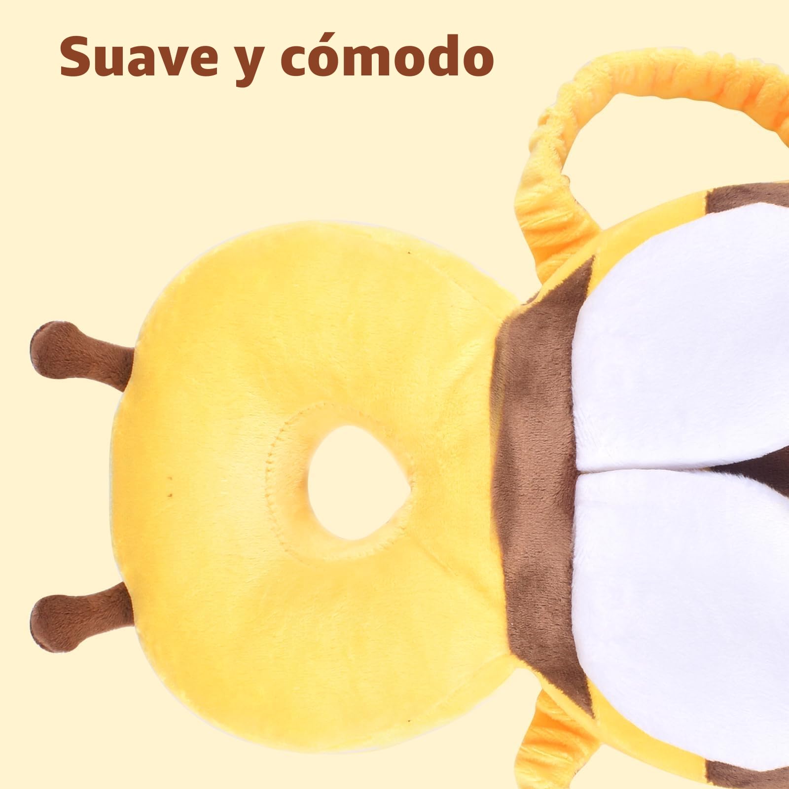 Protector de cabeza y mochila para gatear, cojín de seguridad y almohadillas de seguridad para niños de 4 a 24 meses