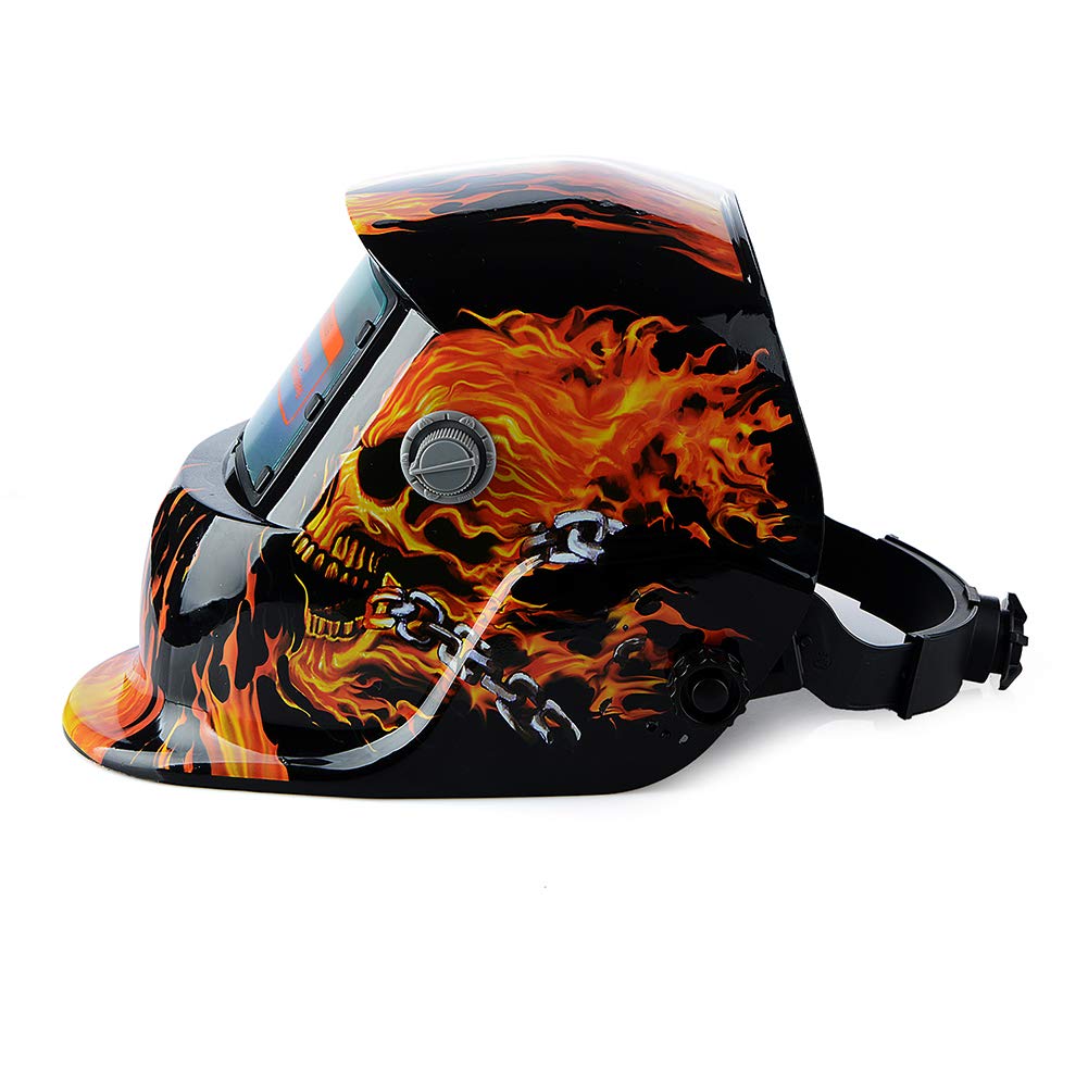 Careta Soldar, Mascara Soldar Máscara de soldadura Mascarilla solar de soldadura Automática Automática Solar Auto Darking Ajustable Mascarilla eléctrica Máscara de soldadura Accesorio de soldadura