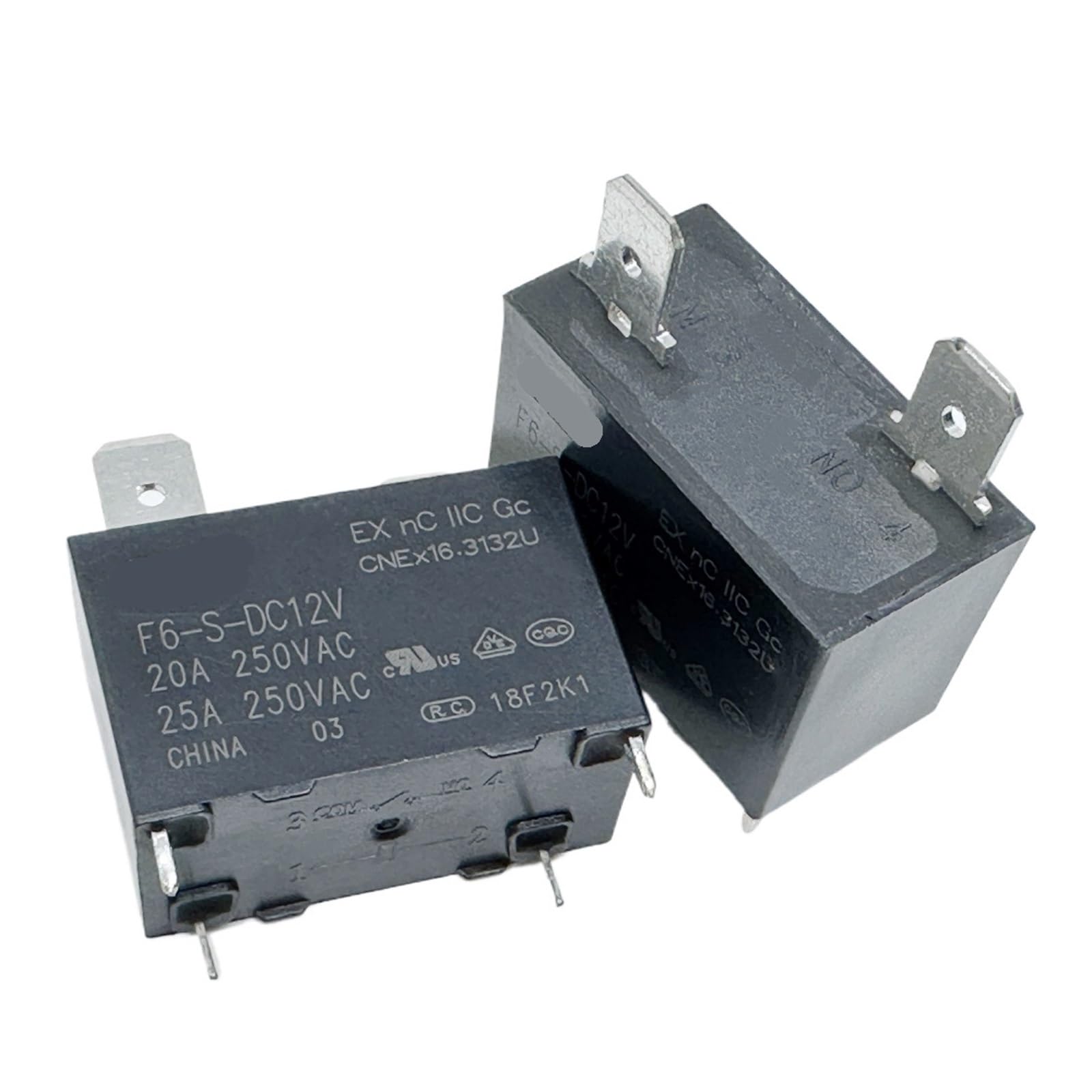Yzwrwrmktb One Color 1Pc F6-S-Dc12v (102F-25A) Relay 4Pins