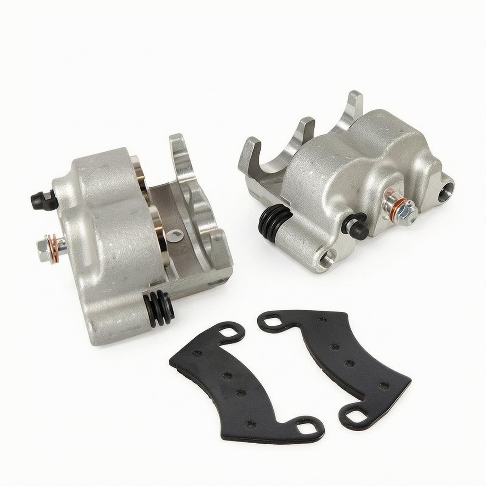 Brake Calipers with Mounting Plates Aluminum Alloy Motorcycle Brake Calipers Cast-Metal for DIY Builders-image-45