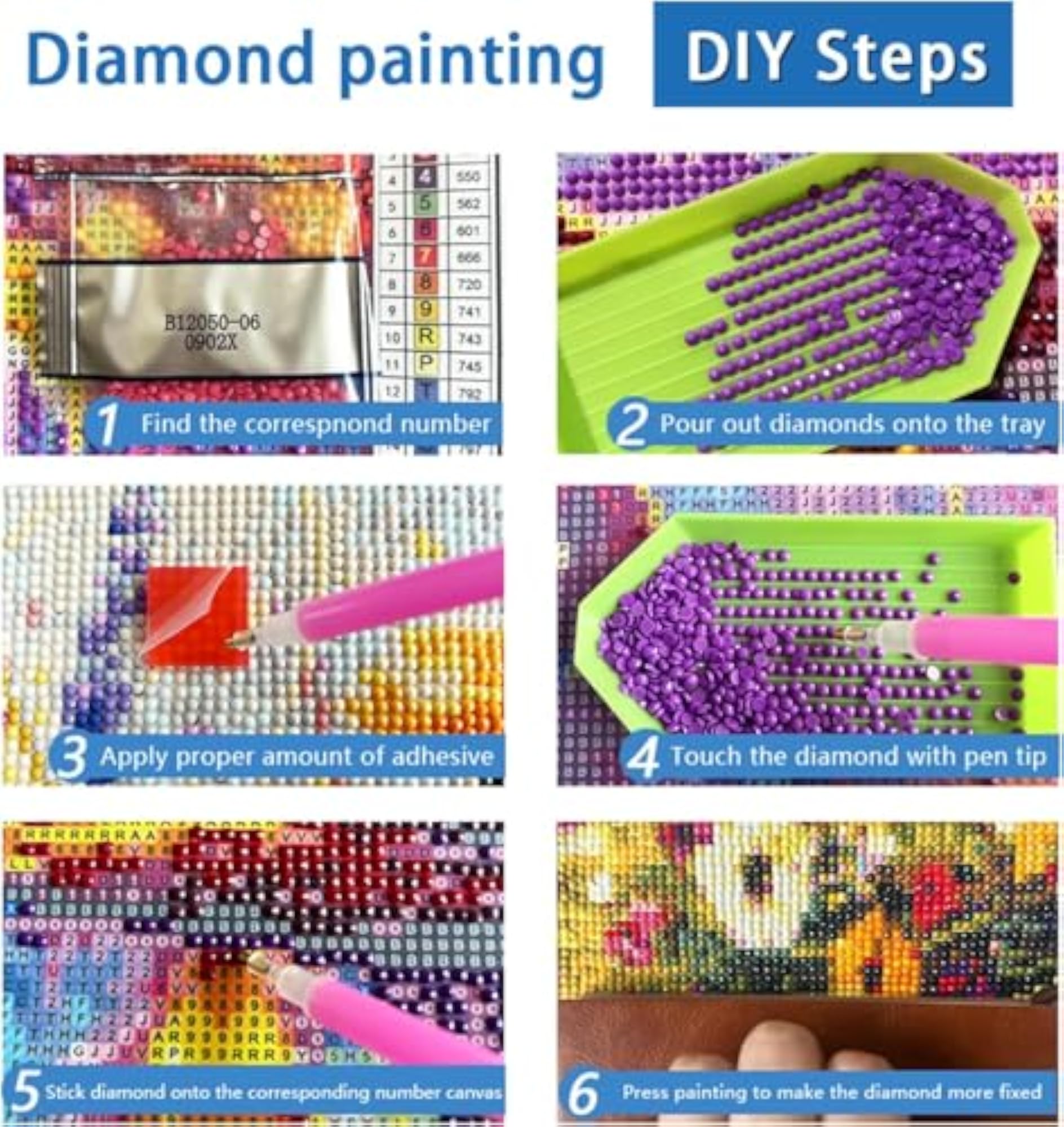 Flowers Diamond Art Kits for Home Decor