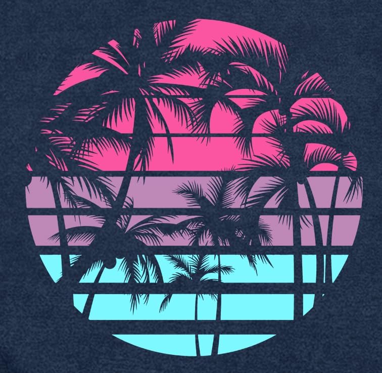 Hawaiian Shirts for Women Summer Palm Trees Print T-Shirts Hawaii Aloha Beach Tee Tops - Image 5