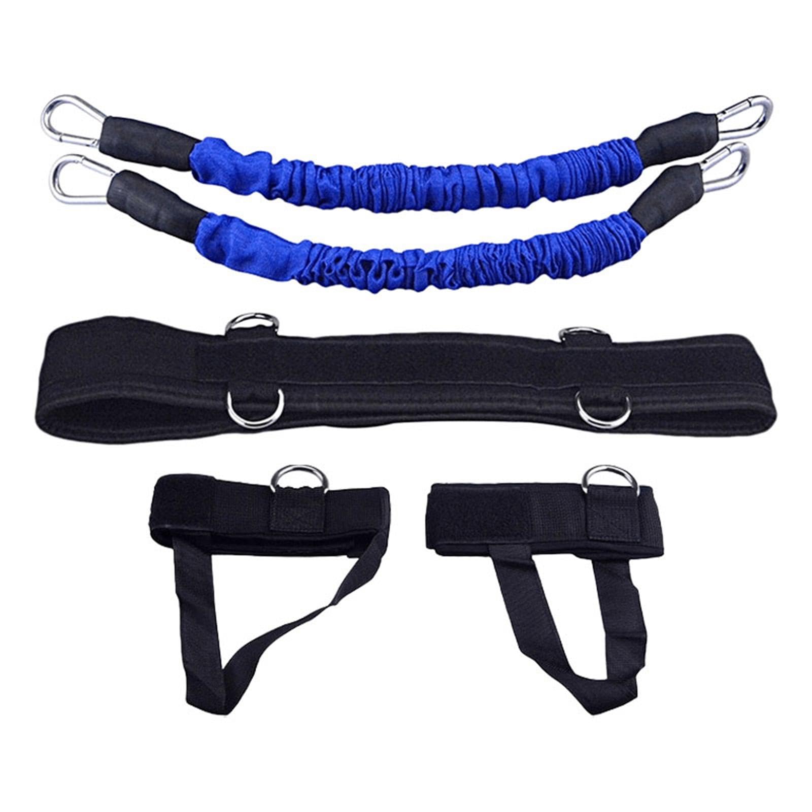 Box-Widerstandsbänder-Set, Übungsbänder zum Laufen, Taekwondo, Kickboxen, Blau, 27,2 kg
