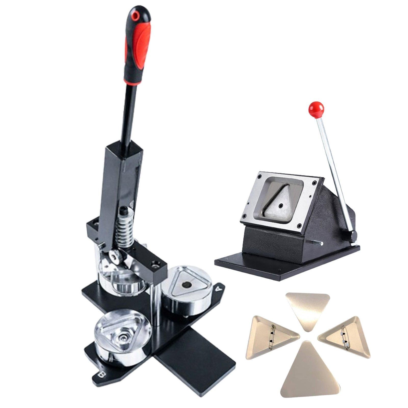 Zykuosus DIY Badge Maker Kit with Press, Cutter, and 100 Crafting Sets For alized Badges