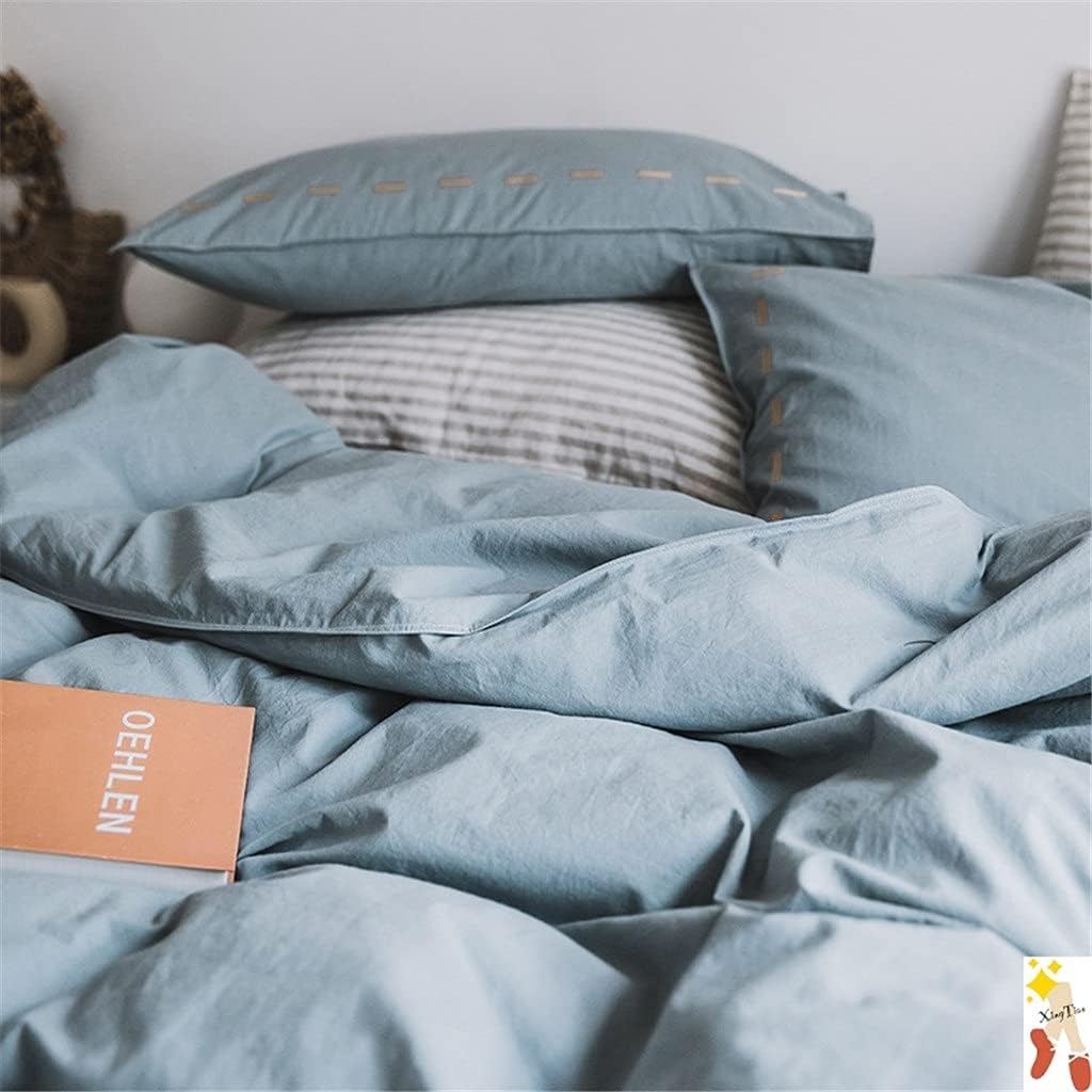 JJZXD ノルディックソリッドカラーコットンピローケースシンプル