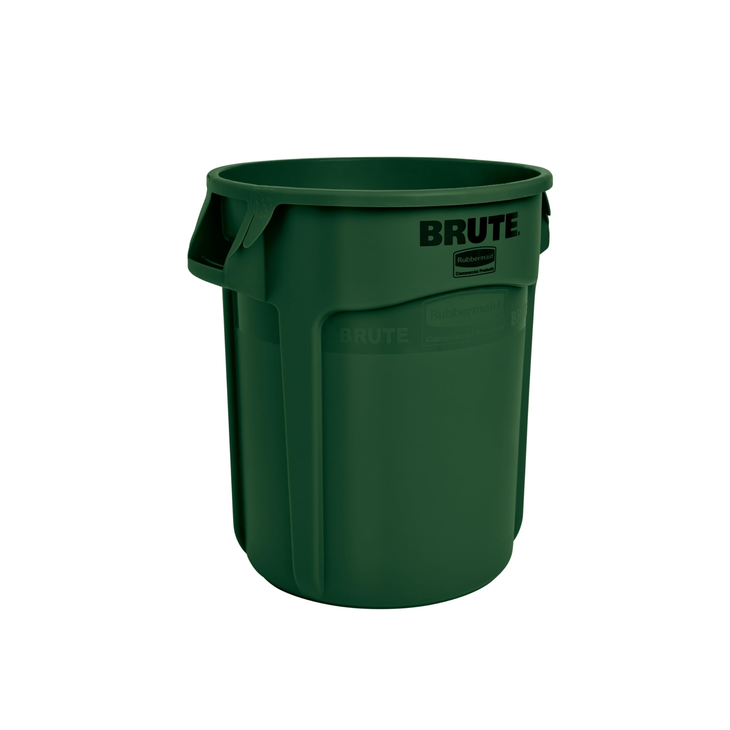 Rubbermaid Commercial Products Brute Vented Container | Heavy-Duty Large Plastic Waste Bin | 76 l, Green
