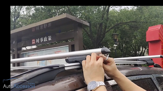 Barre Portapacchi Universali Auto 120cm Con Serratura Antifurto - Portatutto Per Tetto, Alluminio, 90kg - Foto 8