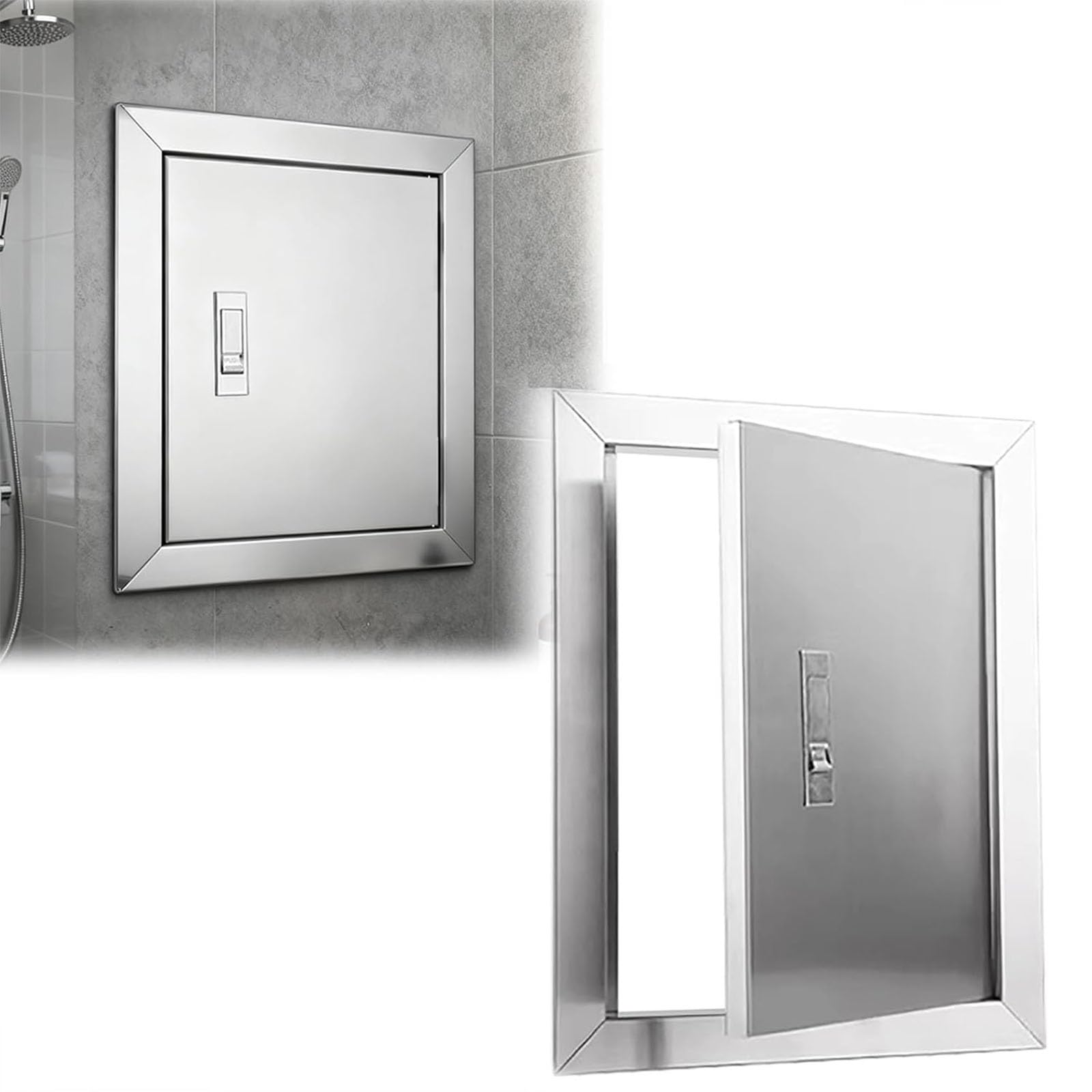 Trappe d'inspection de tuyau de sous-sol robuste étanche pour mur de salle de bain 38x73 cm