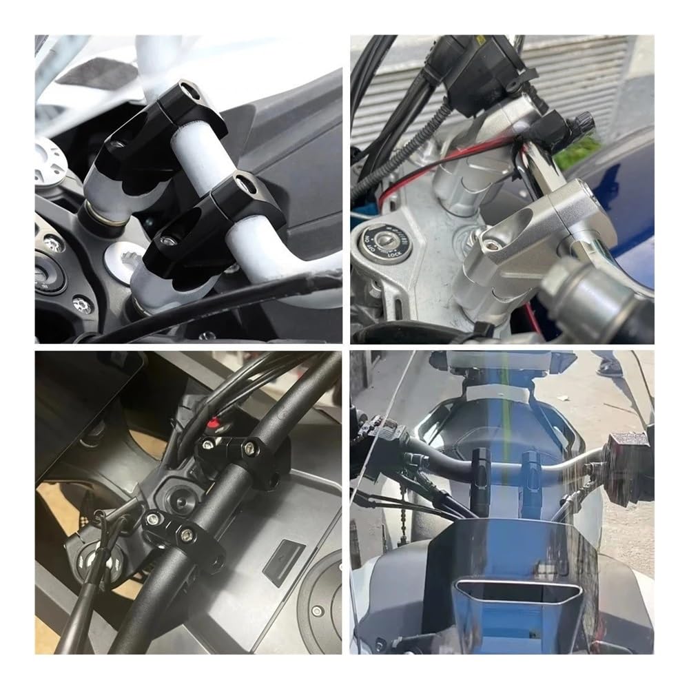 Morsetto Riser Manubrio Per 450MT MT450 CF 450 MT 2024 2025 Morsetto Di Rialzo Per Manubrio Adattatore Estensione Per Sollevamento Supporto Per Riser Per Moto