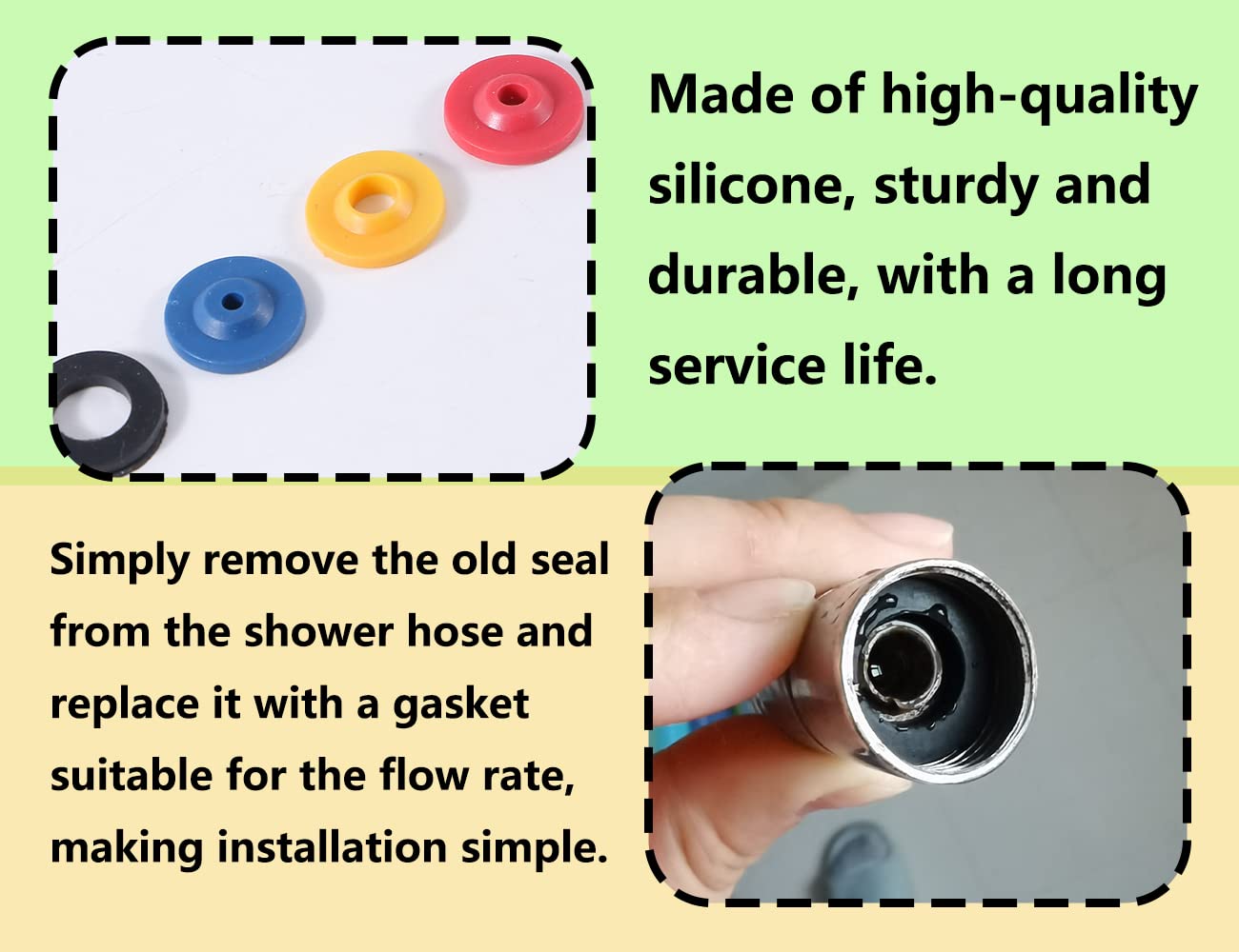 Limitatori Di Flusso Per Doccia In Silicone | 8 Pezzi Per Risparmio Idrico | Facili Da Installare - Foto 12