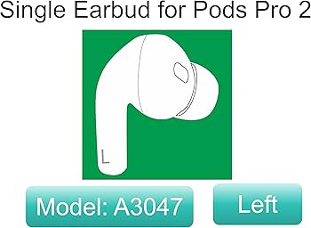 AirPods Pro 2 モデル:A3048 おまけ付き AirPods Pro (2nd Generation) Earbuds Replacement A3047 A3048