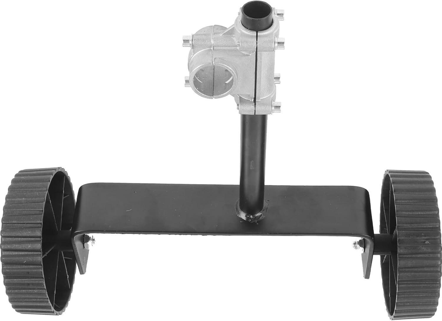 Lawn Mower Support Wheel Rubber Caster 26mm Mower Accessory Portable Auxiliary Wheel Compatible with String Trimmer and Cart Use