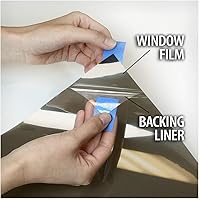 Vista 4 de BDF BRZ20 - Película reflectante para ventana, color bronce, control solar y privacidad diurna (oscuro), 24 pulgadas x 24 pies