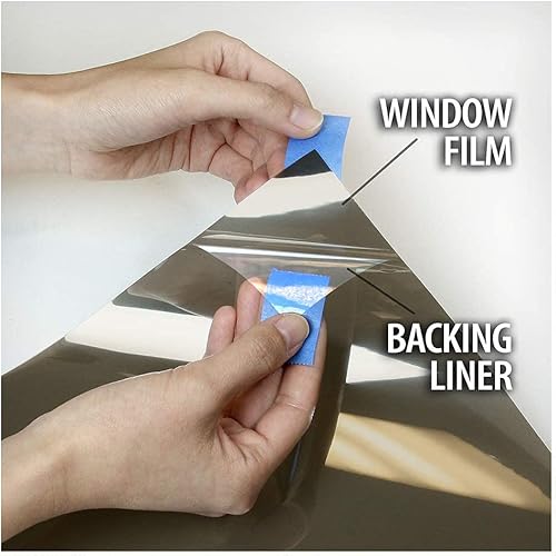 Miniatura 4 de BDF BRZ20 - Película reflectante para ventana, color bronce, control solar y privacidad diurna (oscuro), 24 pulgadas x 50 pies