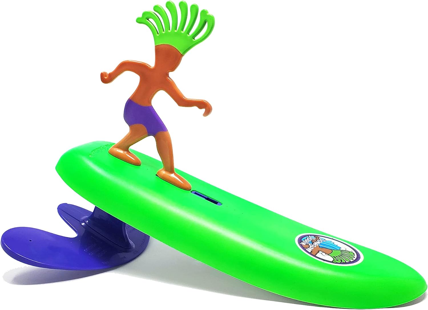 Surfer Dudes Classics Wave Powered Mini-Surfer and Surfboard Toy - Donegan Doolin - Green : Toys & Games