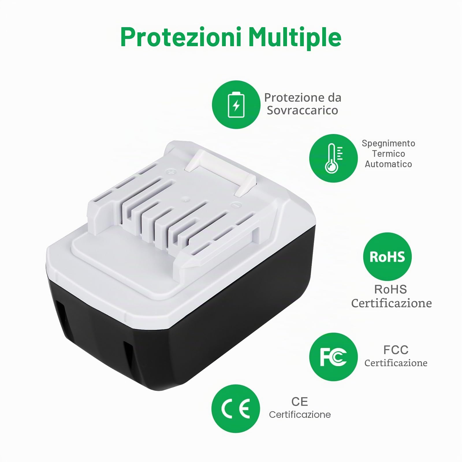18V 5000mAh BL1815G Batteria per Makita BL1813G BL1820G BL1811G BL1830G BL1840G DF457D HP457D TD127D UR180D UH522D CL183D JV183D