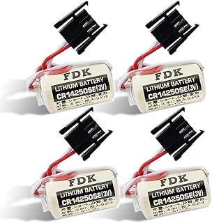 〖4 Pack〗3V 1000mAh CR14250SE Lithium Battery for Sanyo CR14250SE Battery for FDK Lithium Battery CR14250SE, 1747-ba Battery, Green